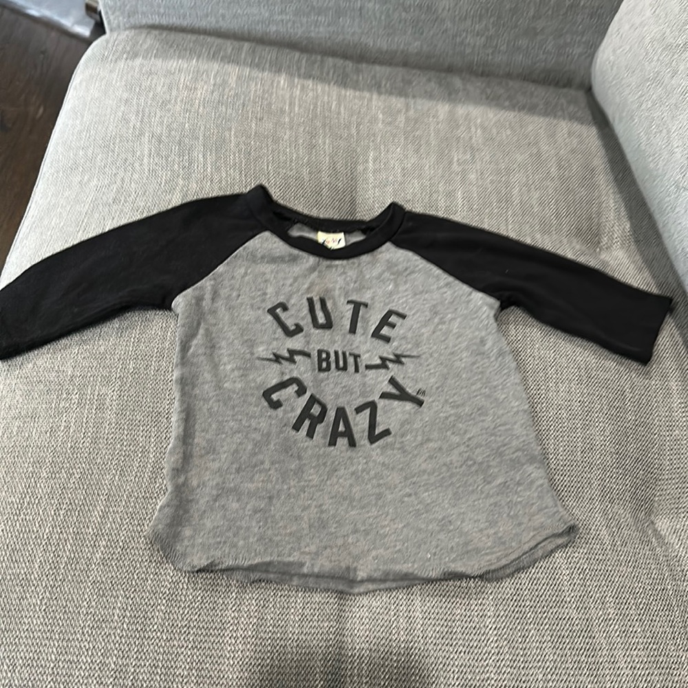 “Cute but Crazy” infant long sleeve t-shirt Sz 12mo